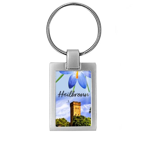 Schlüsselanhänger Heilbronn mit dem Götzenturm.