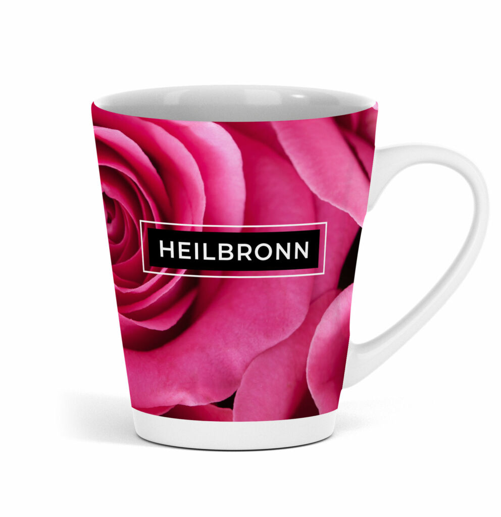 Heilbronn Tasse "Rose" auch mit Wunschnamen