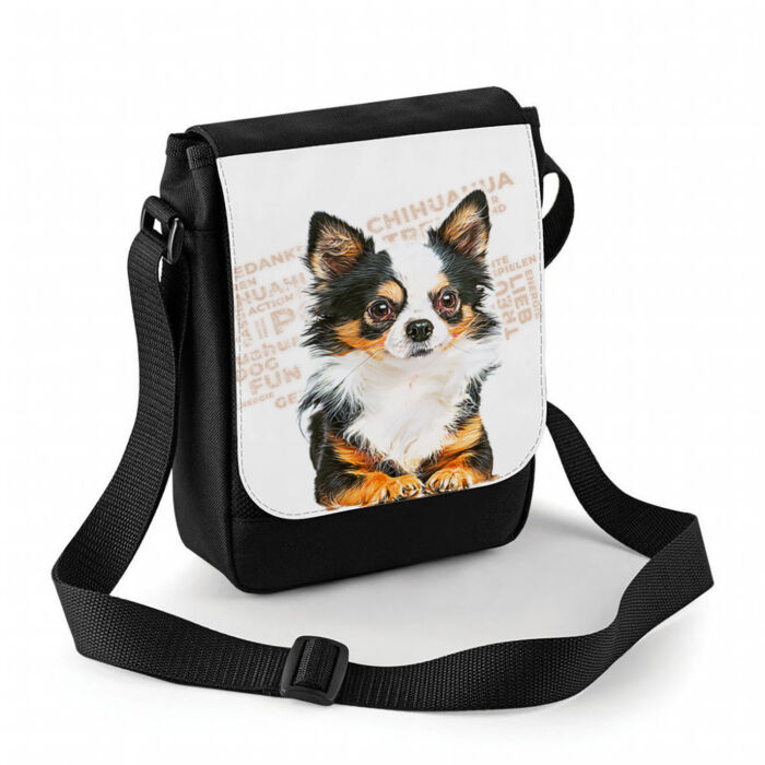 Chihuahua Tasche mit Hundemotiv und Namen