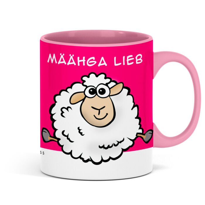 Schaf Tasse mit lustigem Spruch Schafmotiv Geschenk für Büro Kollegin Mann Freund Freundin Schafliebhaber