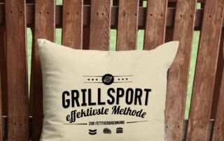 Wer hat schön ein Grillkissen im Garten? Es ist ein absolutes Highlight in jedem Garten und an jedem Grillplatz.