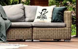 Wer hat schön ein Grillkissen im Garten? Es ist ein absolutes Highlight in jedem Garten und an jedem Grillplatz.